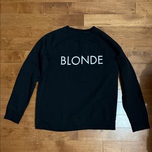 Brunette The Label Black Crew Neck Sweater
